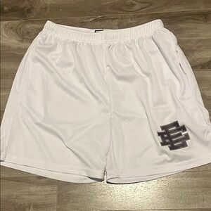 White Athletic ee Men Shorts